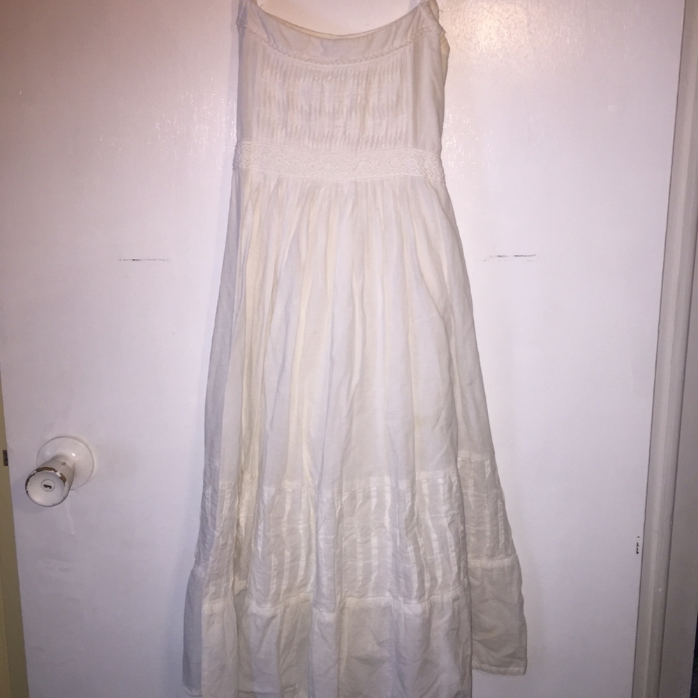 White sun dress